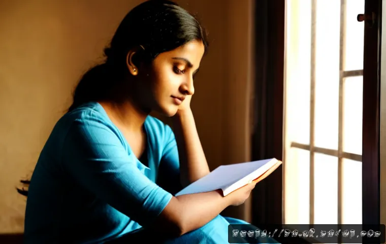 Home 17 감정과 생각의 관계 탐구하기 - Photorealistic scene of a thoughtful Bengali woman seated by a sunlit window, one hand resting gentl...